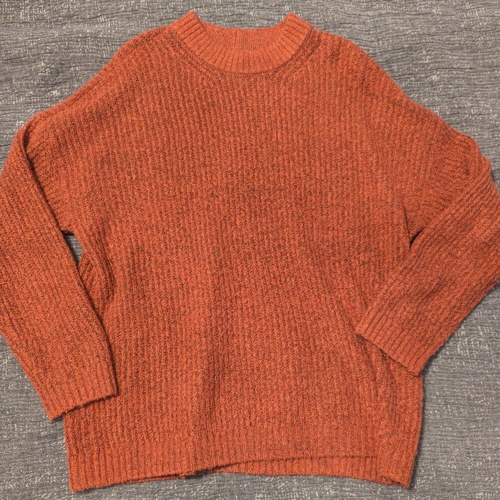 American Eagle Burnt Orange Knit Oversized sweater
